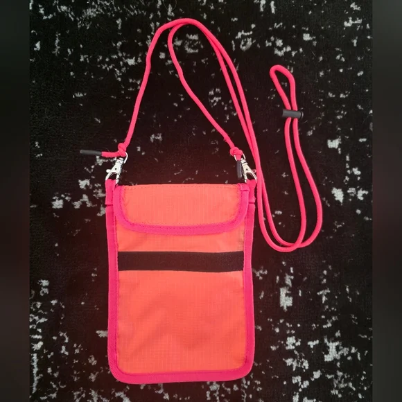 Hunter ORIGINAL PACKABLE PHONE POUCH NEW Orange Pink - Picture 8 of 9